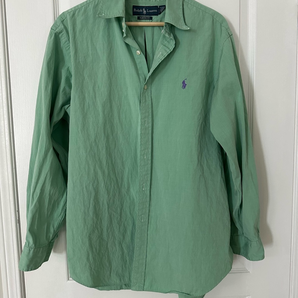 Ralph Lauren Classic Green Shirt